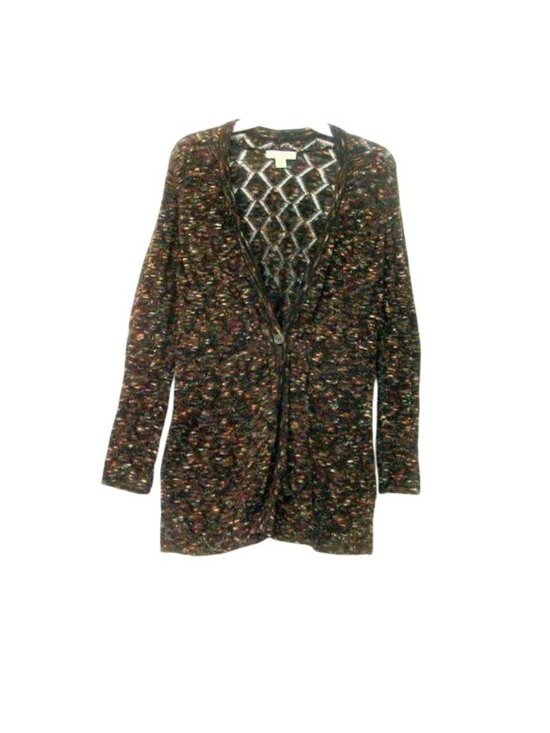 Coldwater Creek Sweaters - Coldwater Creek Brown Variegated Cardigan Sweater